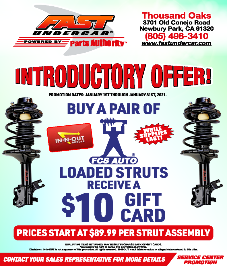 Fast Undercar to Fast Undercar Thousand Oaks